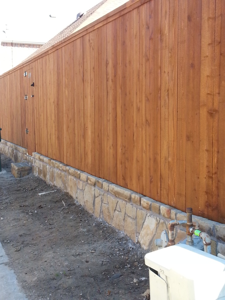 wood fencing