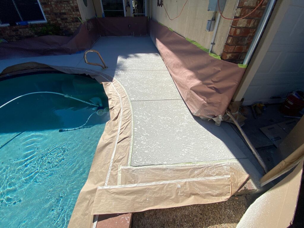 broom finished concrete