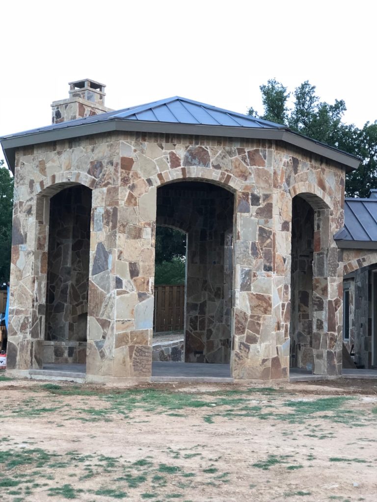 New home rock install_