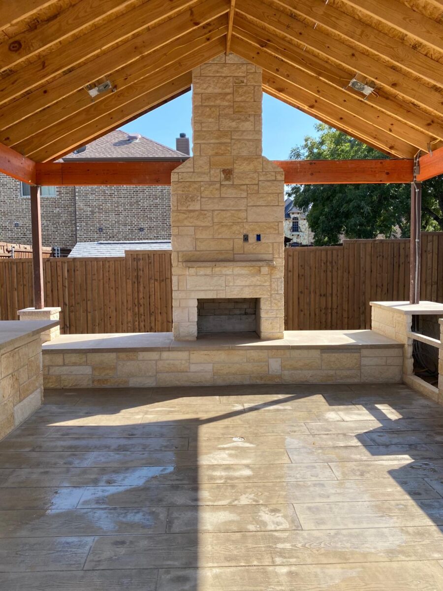 Patio Covers, Fireplace