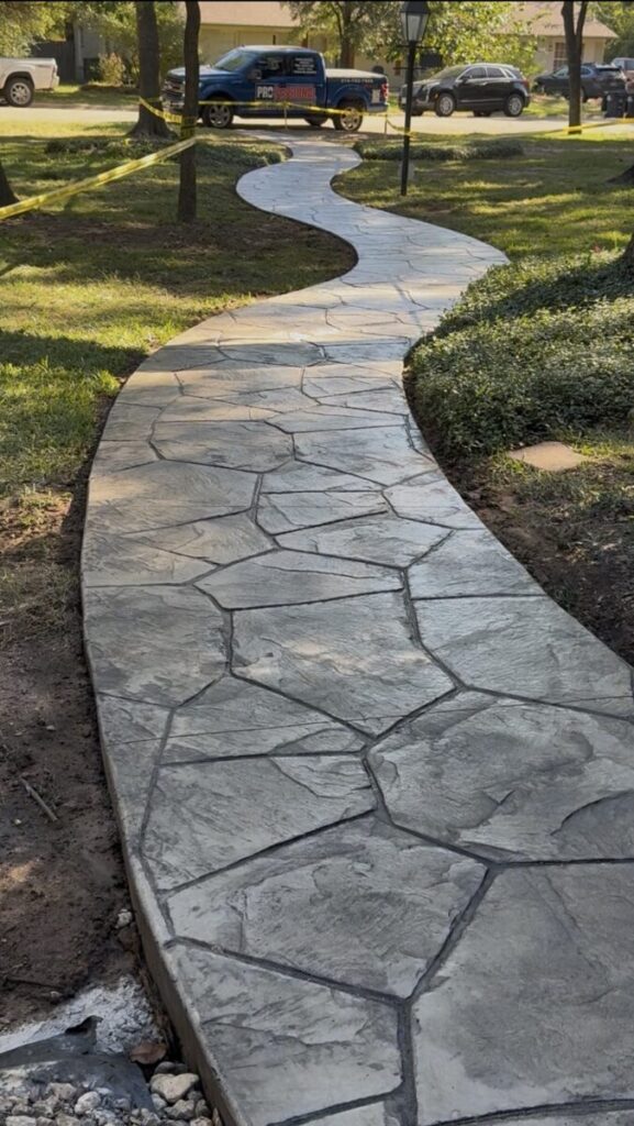 stamped concrete